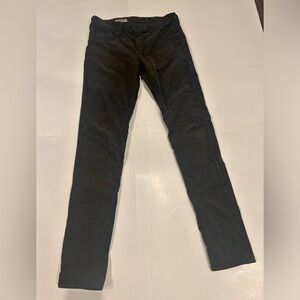 AG Adriano Goldschmied Corduroy Super Skinny Jeans Brown Camo Women’s 28